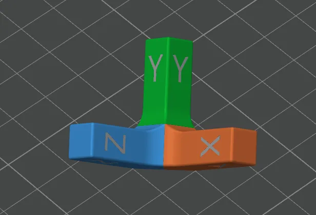 Trục tọa độ XYZ cho mô hình 3D học tập - Image 2