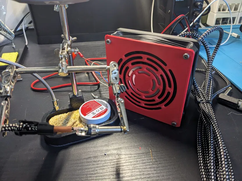 Bộ lắp ráp quạt lọc không khí cho bàn làm việc DIY - Image 1