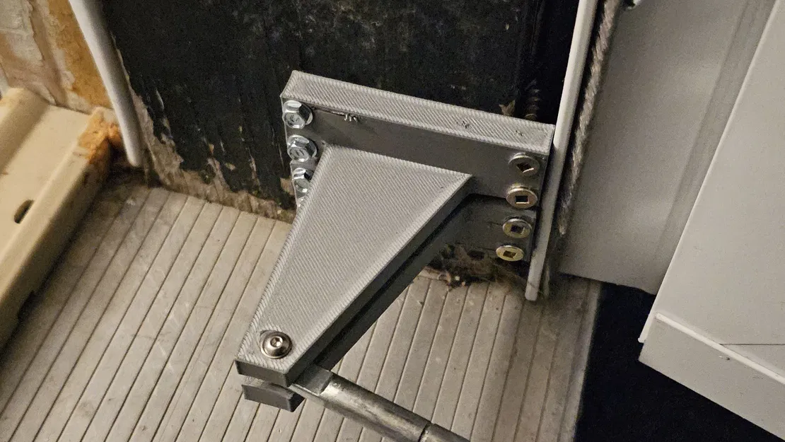 Giá đỡ tay thủy lực cho cửa bão Anderson - Image 2