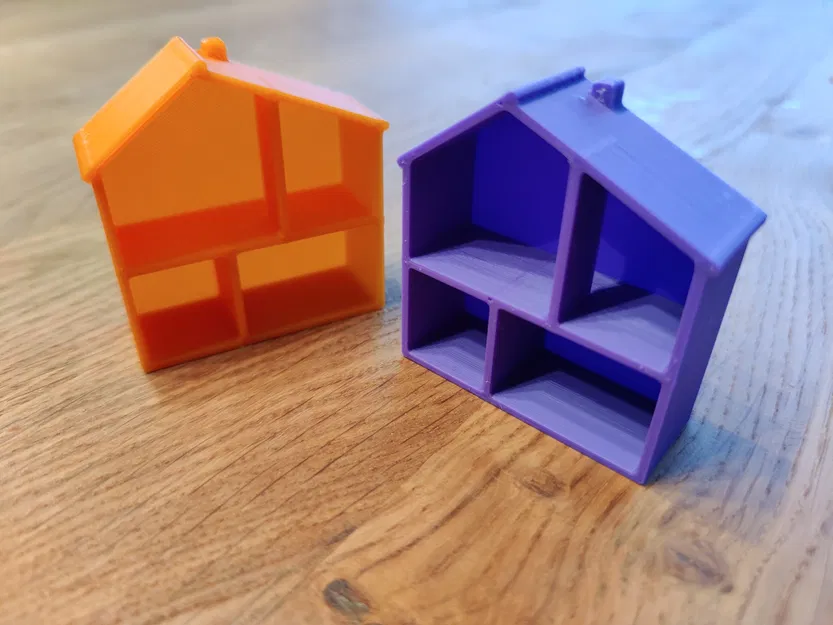 Nhà búp bê mini mô phỏng IKEA FLISAT tỉ lệ 1:10 - Image 1