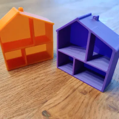 Nhà búp bê mini mô phỏng IKEA FLISAT tỉ lệ 1:10