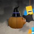 Bí ngô Halloween mặt cau có bằng kẹo dẻo - Thumbnail 2