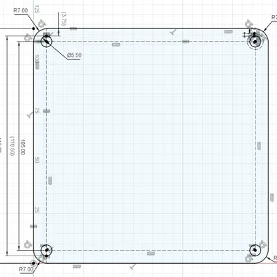 Nắp quạt 120mm cho lò nướng pizza WOW