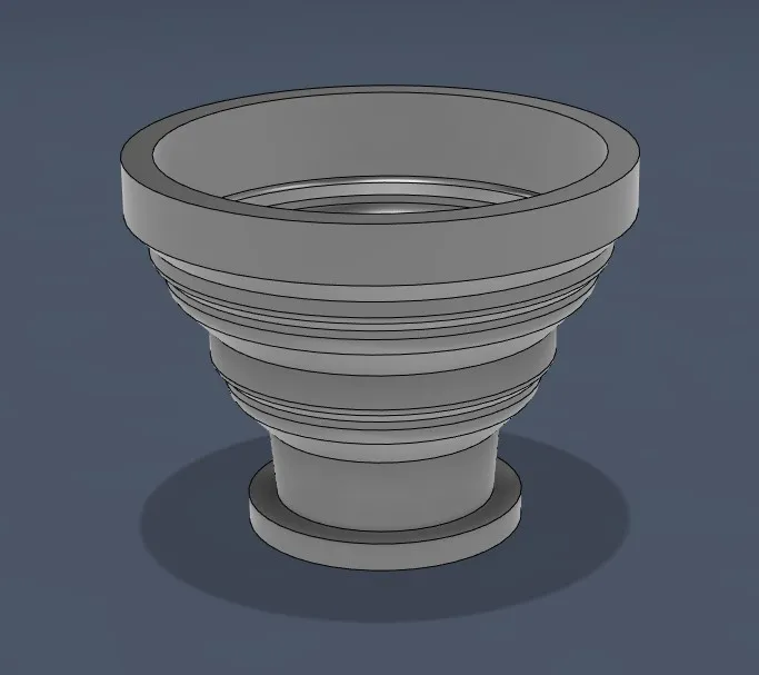 Cốc rửa nhỏ gọn TPU có thể gập lại cho bộ màu nước di đ... - Image 2