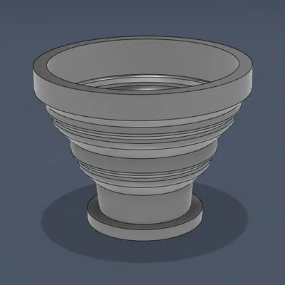 Cốc rửa nhỏ gọn TPU có thể gập lại cho bộ màu nước di đ...