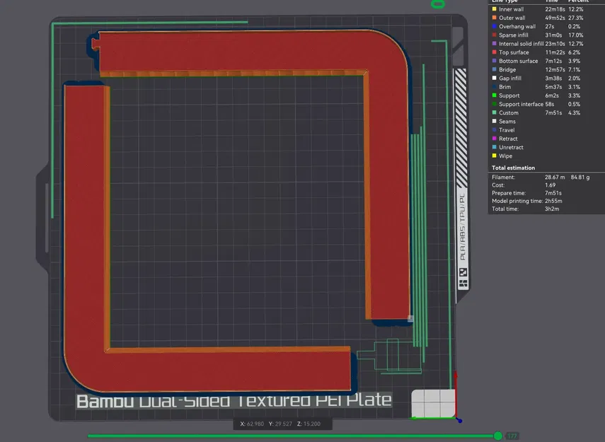 Giá đỡ kính trên cùng cho Bambu Lab X1C và X1E - Image 6