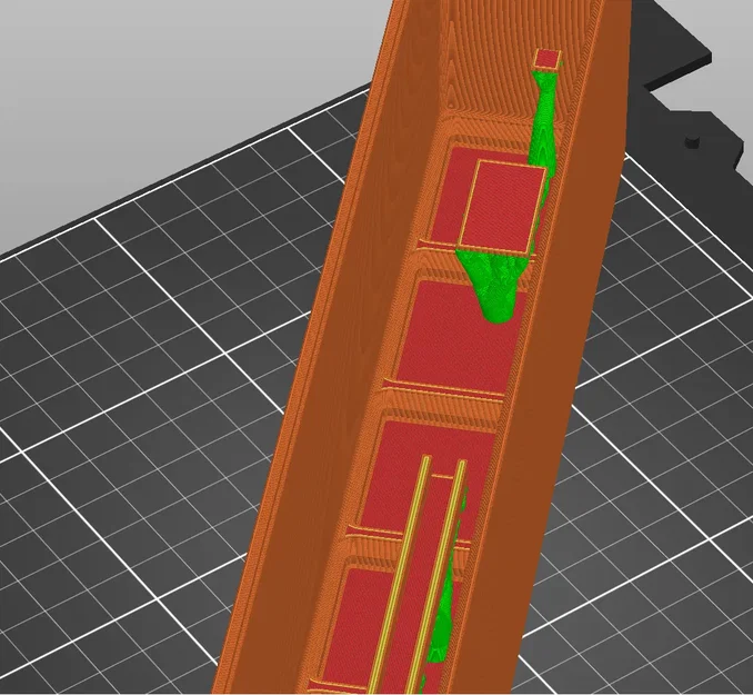 Giá đỡ thước kẹp hữu cơ Gridfinity - hộp tiết kiệm - Image 1