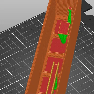 Giá đỡ thước kẹp hữu cơ Gridfinity - hộp tiết kiệm
