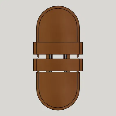 Bộ bàn ghế ăn cho nhà búp bê với cơ chế mở rộng