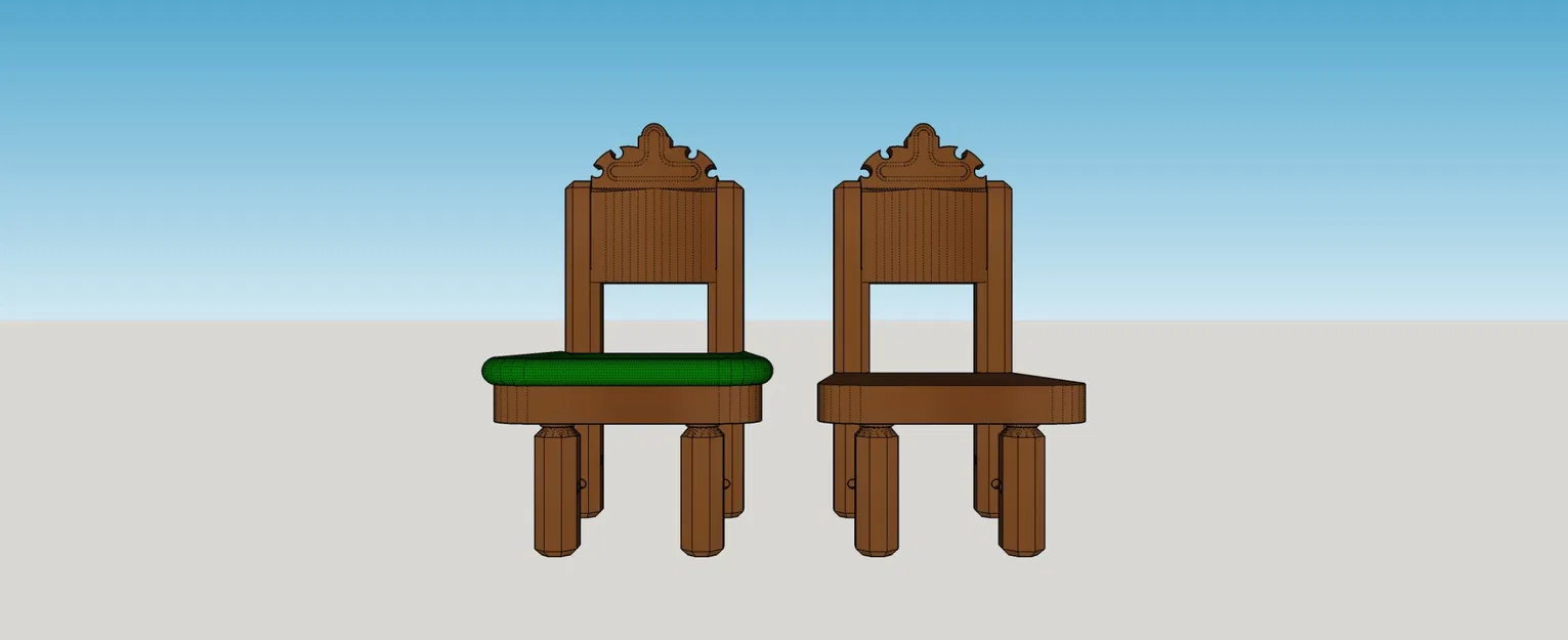 Bộ bàn ghế ăn cho nhà búp bê với cơ chế mở rộng - Image 8