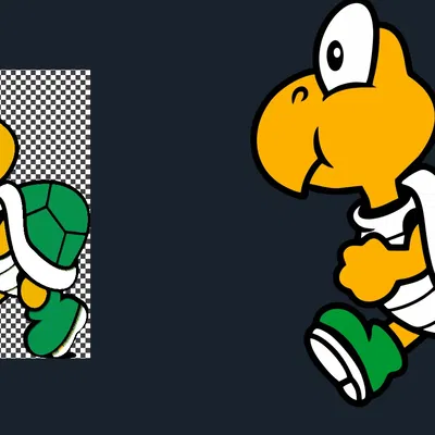 Chạy Koopa trong nghệ thuật sơn filament của HueForge