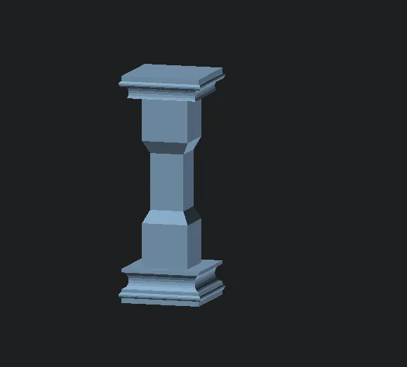 Sinh cột kiến trúc tùy chỉnh bằng script OpenScad - Image 3