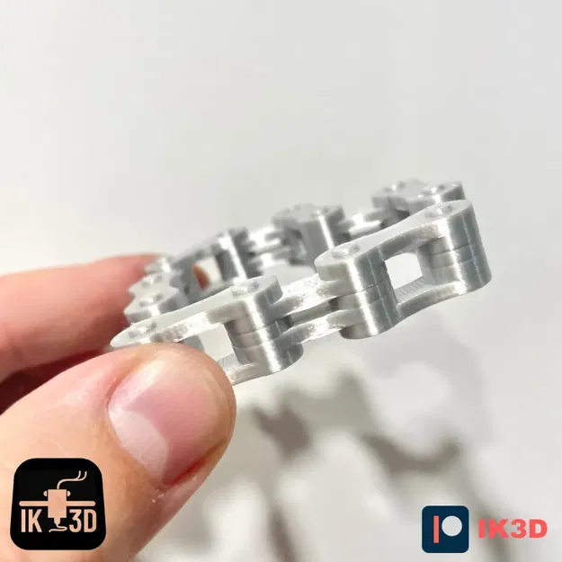 Móc khóa hình trái tim từ xích xe đạp dễ thương - Image 2