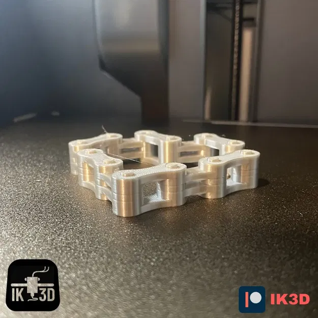 Móc khóa hình trái tim từ xích xe đạp dễ thương - Image 3