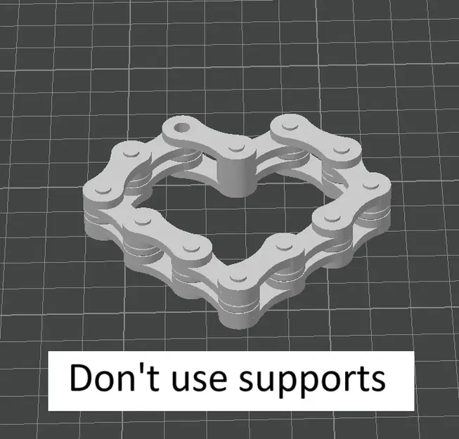 Móc khóa hình trái tim từ xích xe đạp dễ thương - Image 5