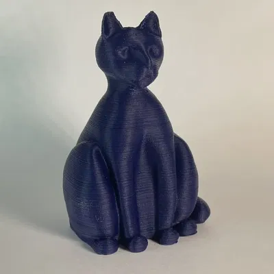 Mô hình tượng mèo mập phong cách nghệ thuật