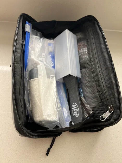 Hộp đựng bàn chải tóc bảo vệ lông bàn chải - Image 2