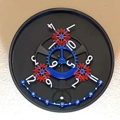 Đồng hồ giờ lang thang với chuyển động liên tục