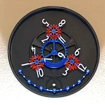 Đồng hồ giờ lang thang với chuyển động liên tục