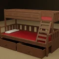 Giường tầng phong cách IKEA cho nhà búp bê thu nhỏ - Thumbnail 1