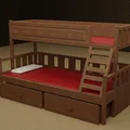 Giường tầng phong cách IKEA cho nhà búp bê thu nhỏ - Thumbnail 2