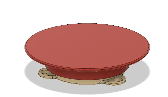 Bàn xoay trang trí với bi thủy tinh 10 cm - Image 2