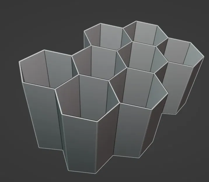 Giá đỡ bút tổ ong đơn giản cho bàn làm việc - Image 3