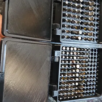 Hộp đựng bit lục giác 25mm với 144 khe cắm