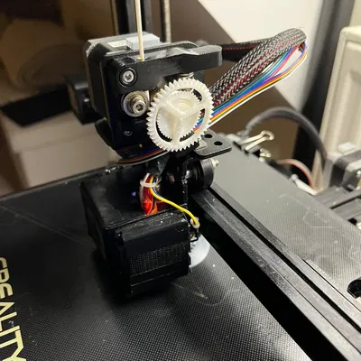Mô hình trang trí động cơ extruder Ender 3 theo logo IOS