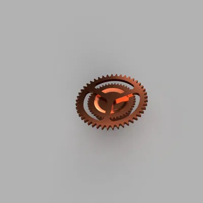 Mô hình trang trí động cơ extruder Ender 3 theo logo IOS