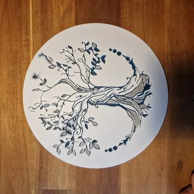 Nghệ thuật treo tường hình cây Teresa 3D