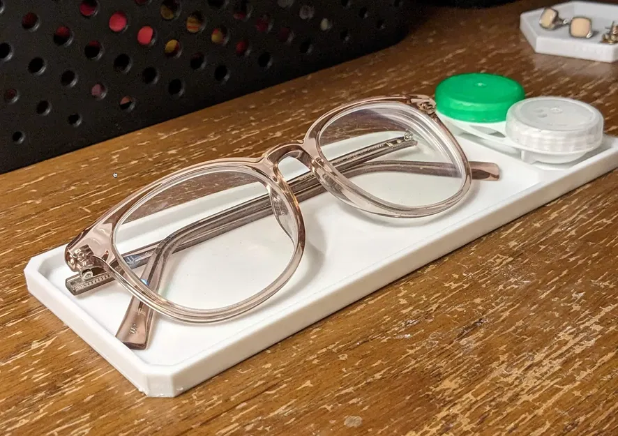Khay để kính và kính áp tròng đơn giản, tối giản - Image 1