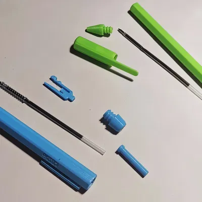 Bút bi in nhanh với ruột 107mm