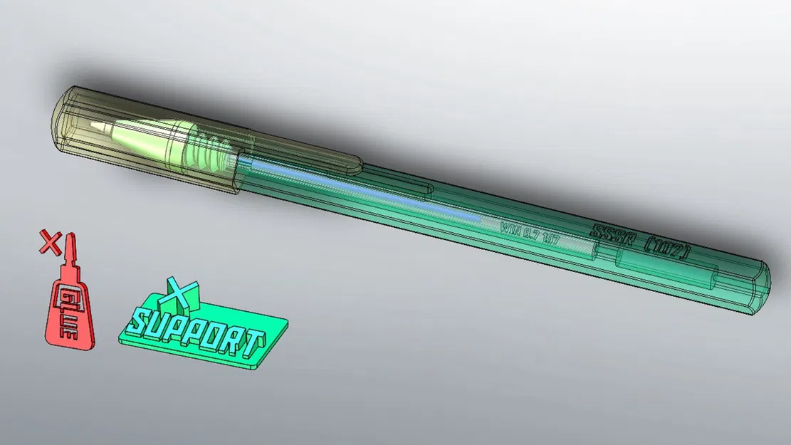 Bút bi in nhanh với ruột 107mm - Image 5