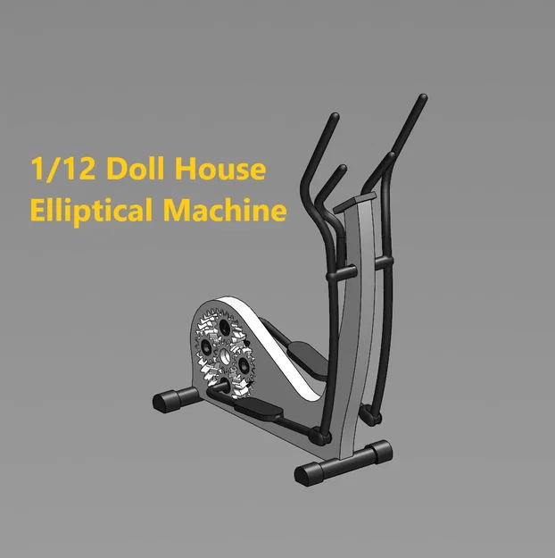 Máy chạy bộ hình elip nhà búp bê với bánh răng hành tinh - Image 1