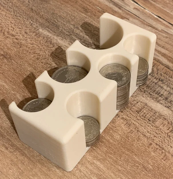 Giá đỡ tiền xu cho franc Thụy Sĩ (nhỏ gọn không có lỗ 5 cent) - Image 1