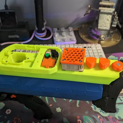 Nắp pin Nerf Rival Nemesis với quạt Ryobi