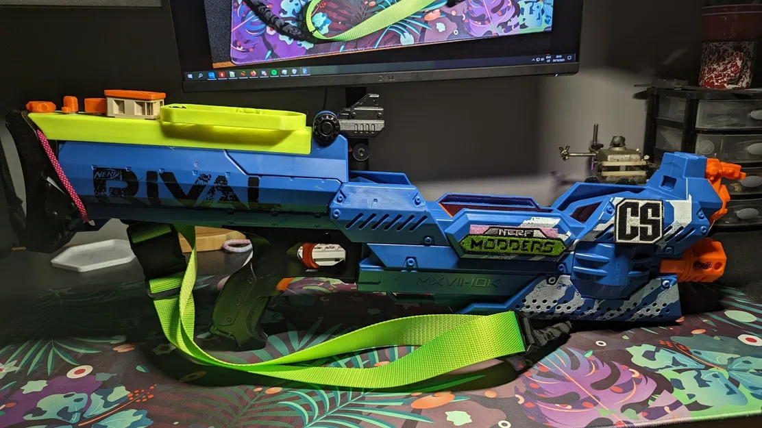 Nắp pin Nerf Rival Nemesis với quạt Ryobi - Image 8