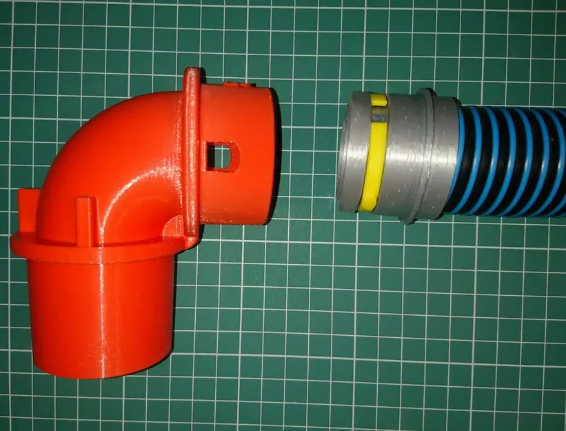 Bộ chuyển đổi cổng bụi cyclone 50mm góc 90 độ với kết nố... - Image 3