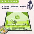 Mô hình in 3D Kirby Dream Land đa sắc màu với 3 màu sắc - Thumbnail 1