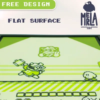 Mô hình in 3D Kirby Dream Land đa sắc màu với 3 màu sắc