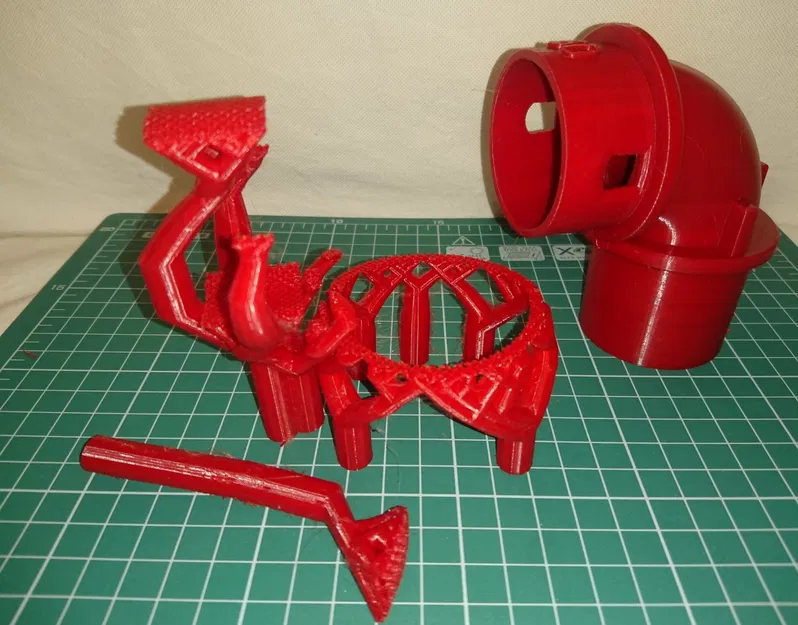 Bộ chuyển đổi cổng bụi cyclone 50mm góc 90 độ với kết nố... - Image 13