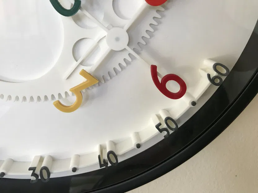 Đồng hồ giờ lang thang treo tường phong cách hiện đại - Image 3