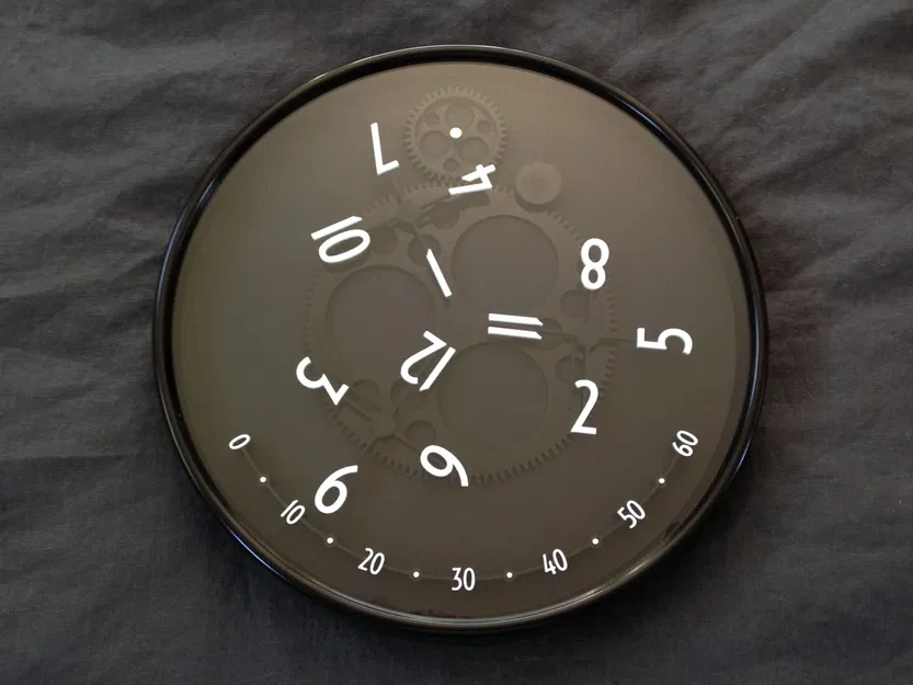 Đồng hồ giờ lang thang treo tường phong cách hiện đại - Image 4