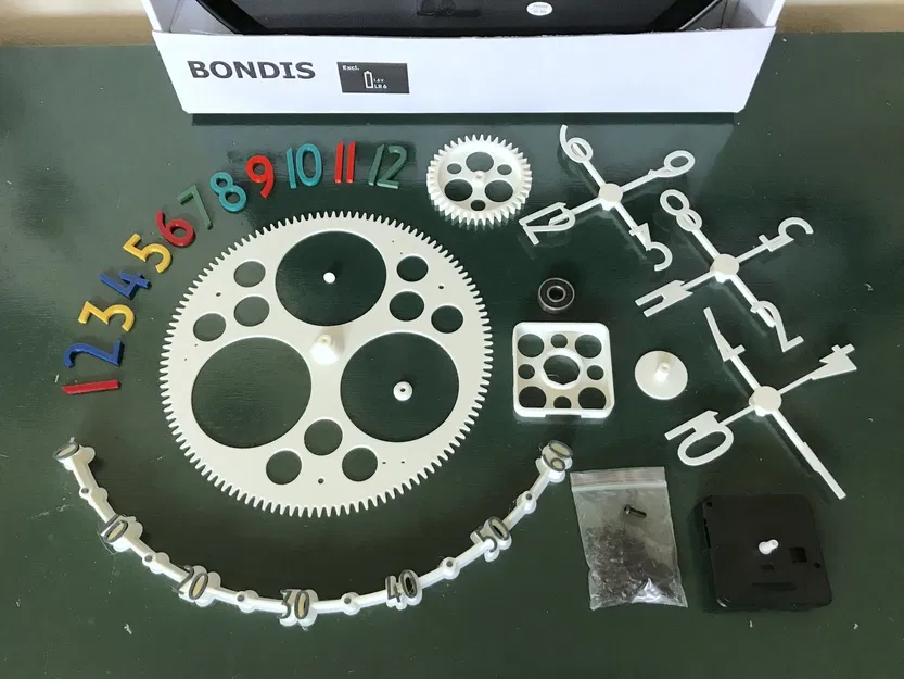 Đồng hồ giờ lang thang treo tường phong cách hiện đại - Image 6