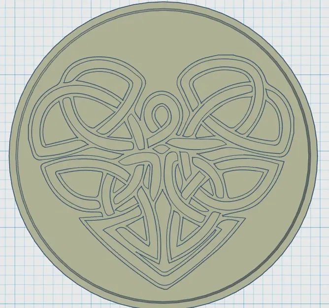 Đế lót ly biểu tượng Celtic 50 - Image 1