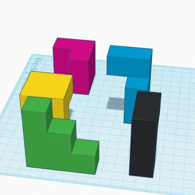 Khối lập phương xếp hình 3D có thể in và giải đố