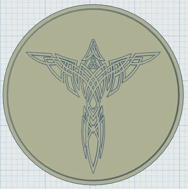 Đế lót ly biểu tượng Celtic 51 - Image 1