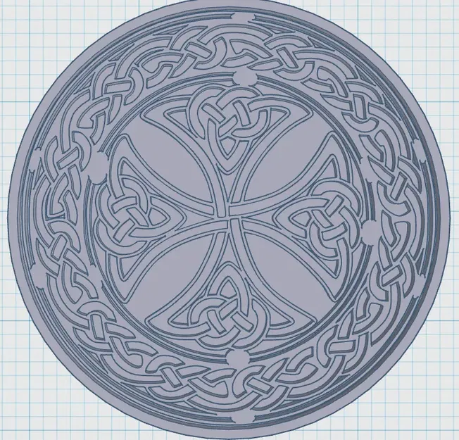 Đế lót ly với biểu tượng Celtic độc đáo - Image 1