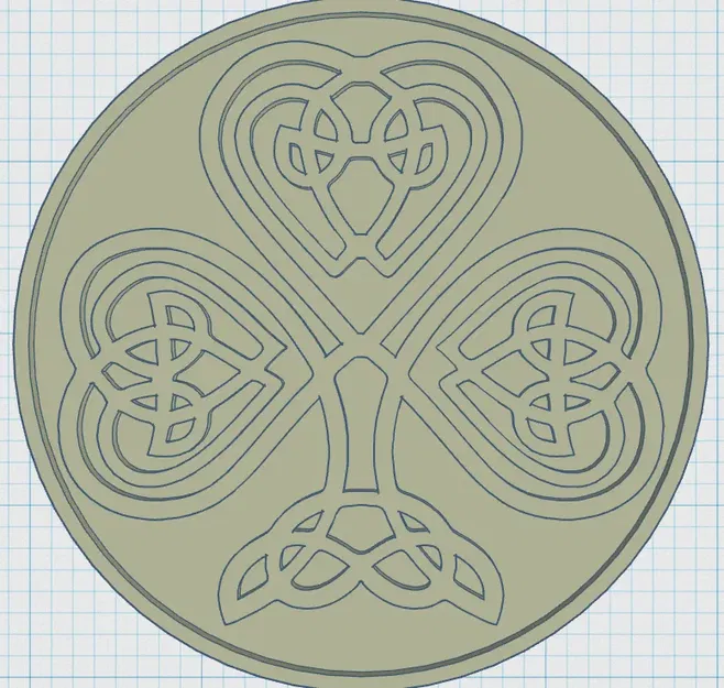 Đế lót ly biểu tượng Celtic 47 - Image 1